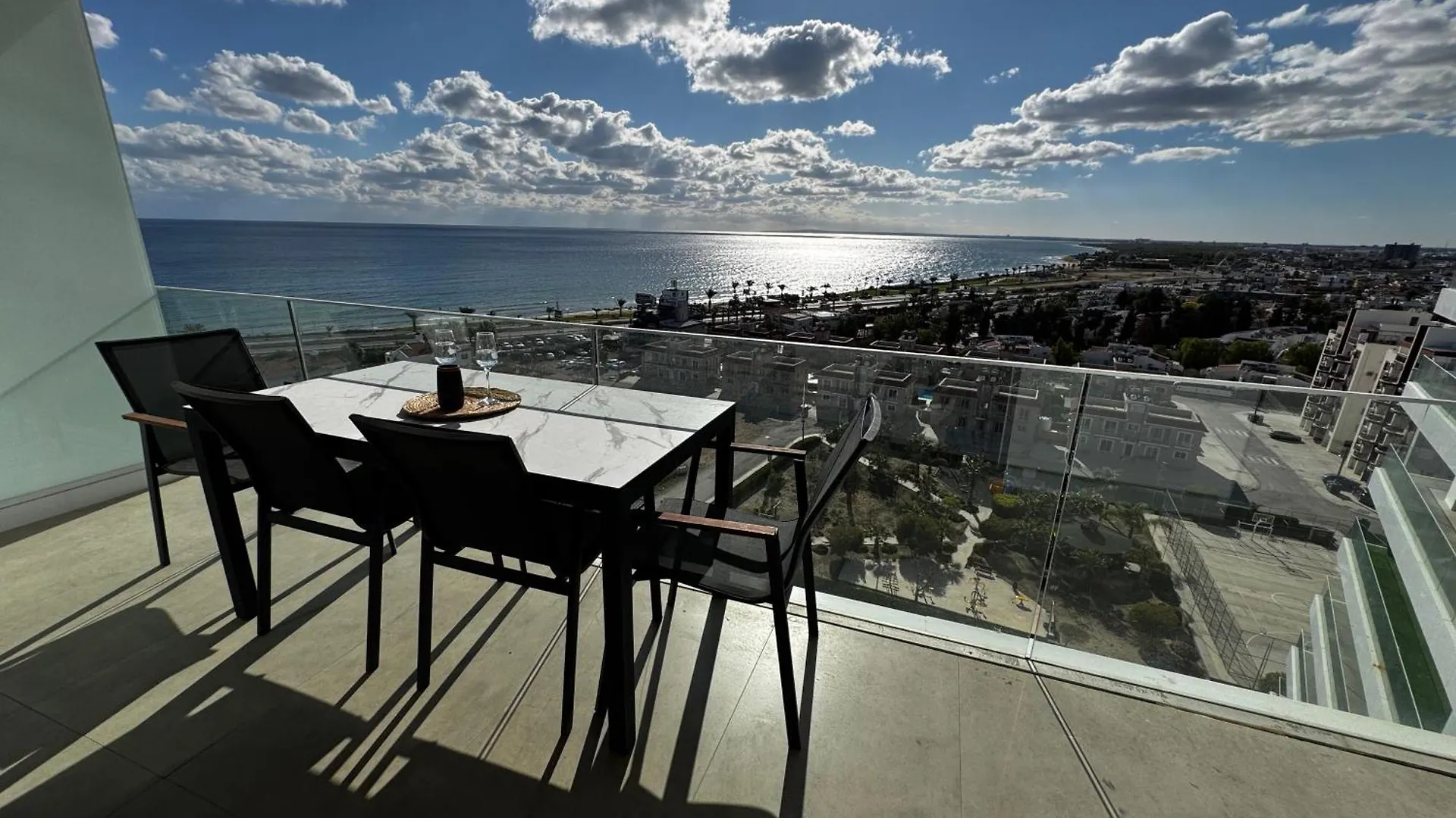 Long Beach Panorama Larnaca Cyprus